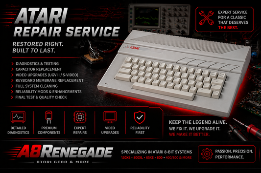Atari 130XE / 65XE Repair Service